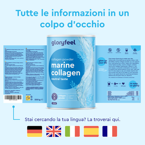 collagene polvere marino lingue