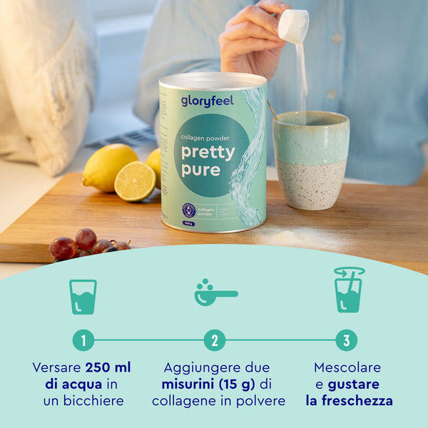 Collagene in polvere utilizzo