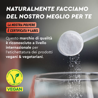 Glutammina gloryfeel certificata vegan