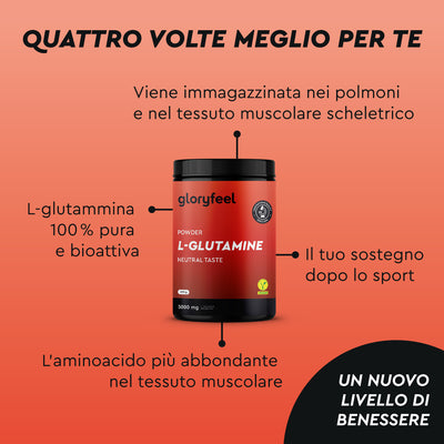 Effeti glutammina in polvere