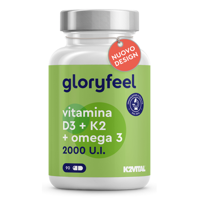 Vitamina D3K2 Omega 3 2000 UI