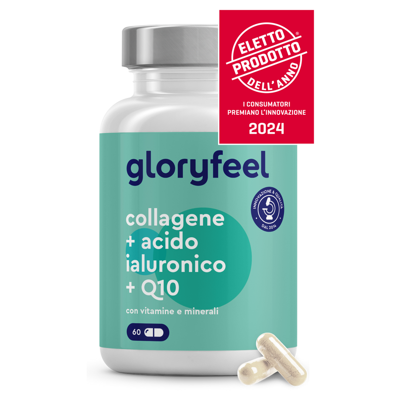 Collagene Marino + Acido Ialuronico e Coenzima Q10