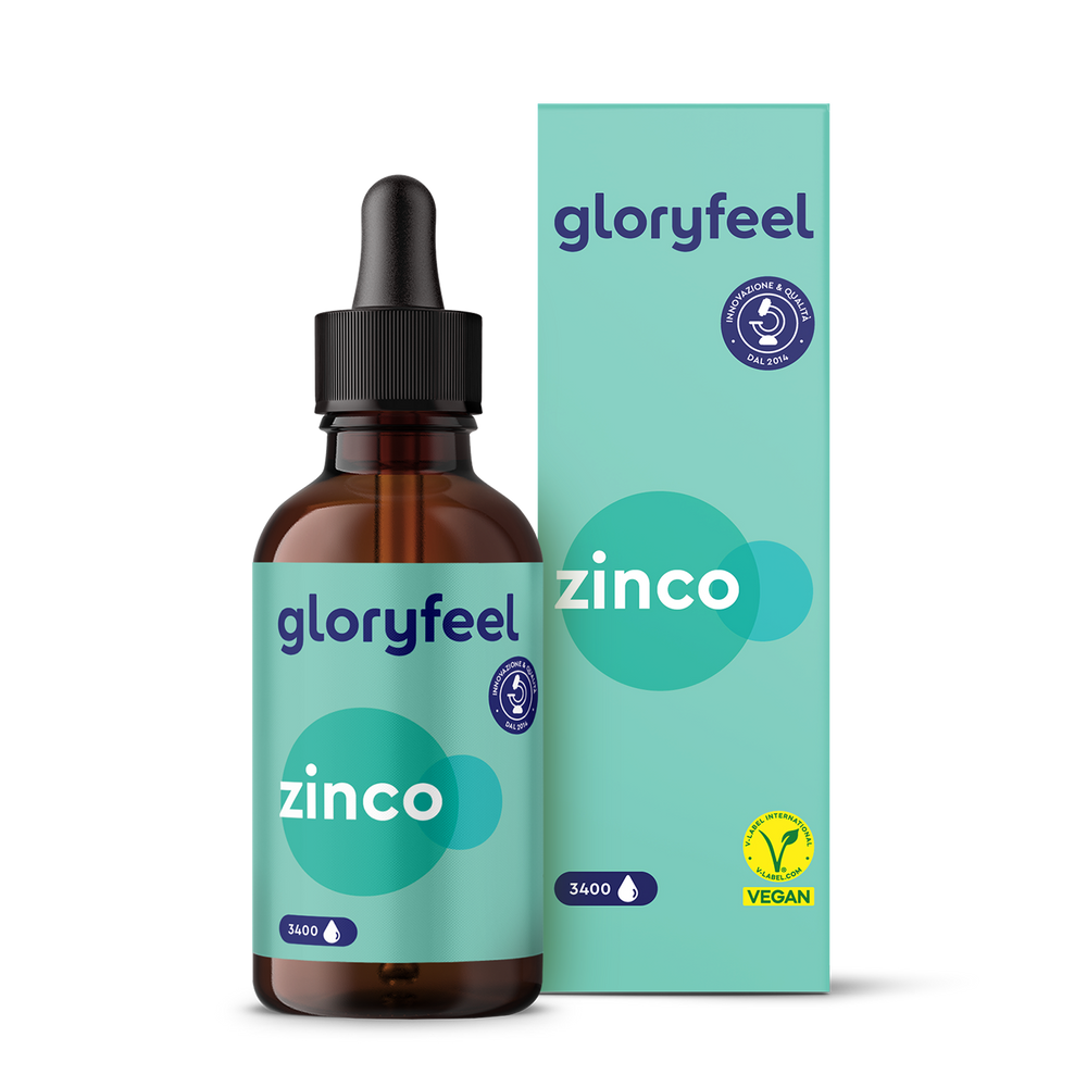 Un flacone contagocce color ambra con l&