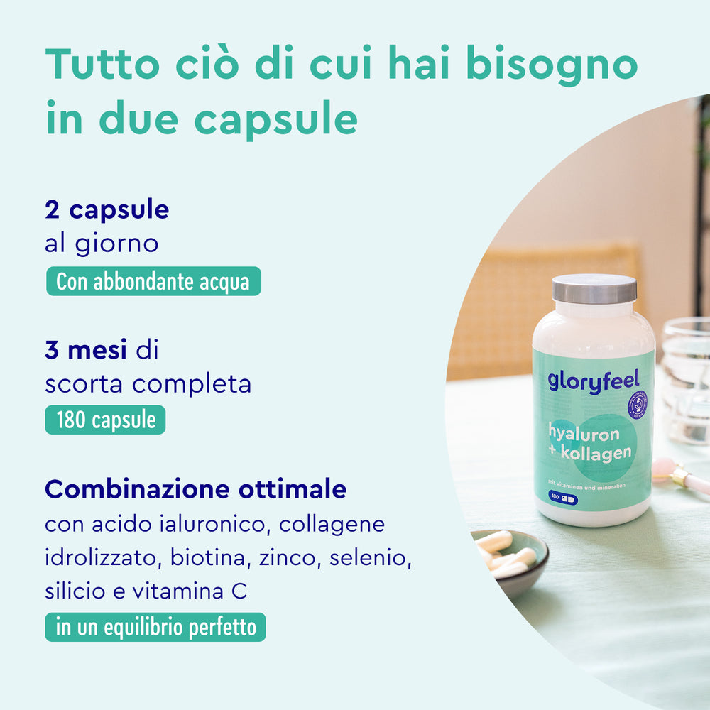 Acido ialuronico e collagene modo d&