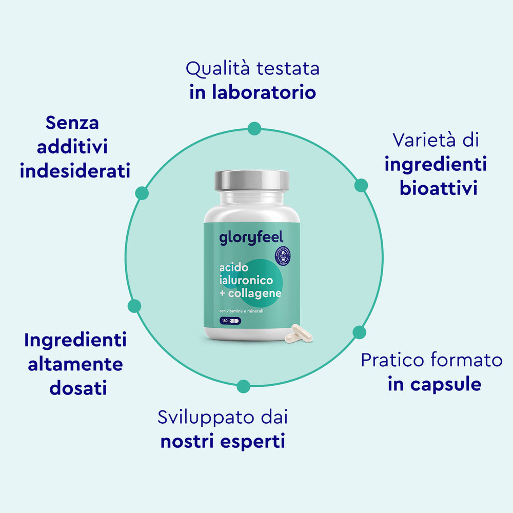 acido ialuronico collagene caratteristiche