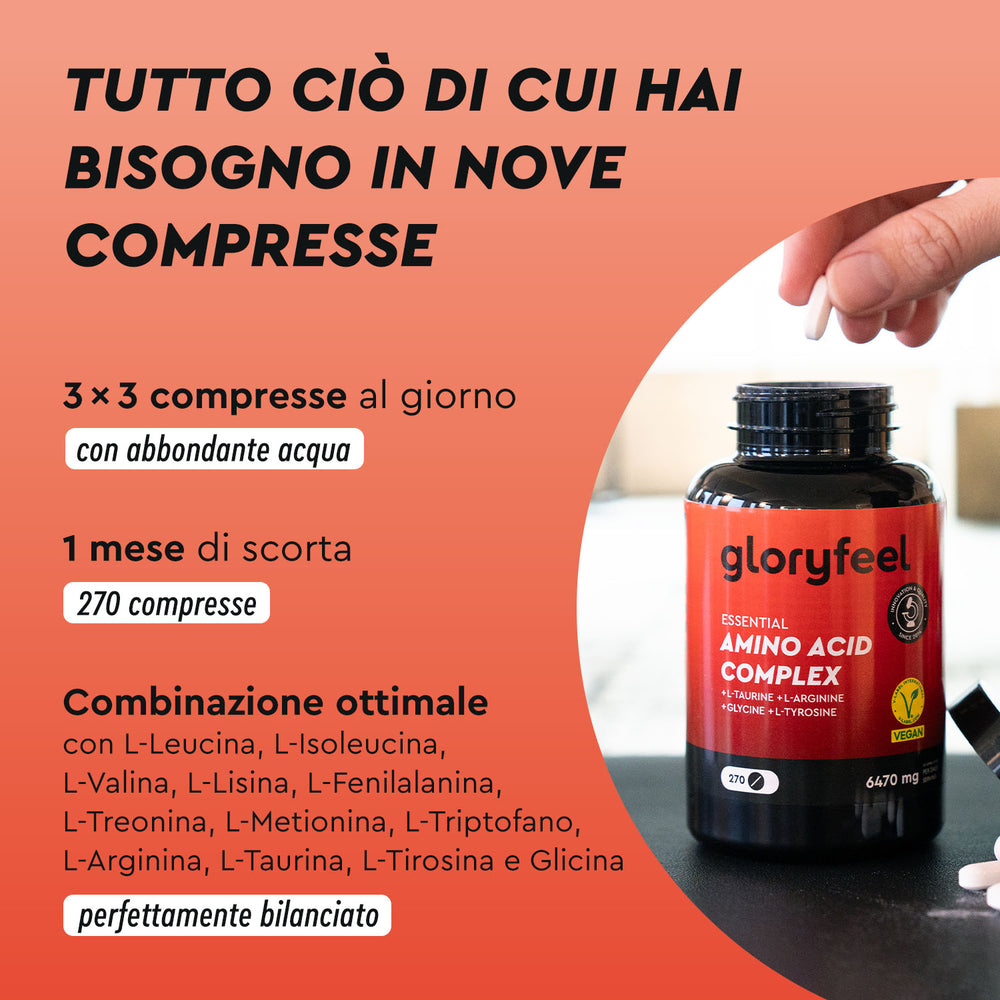 Aminoacidi complex assunzione