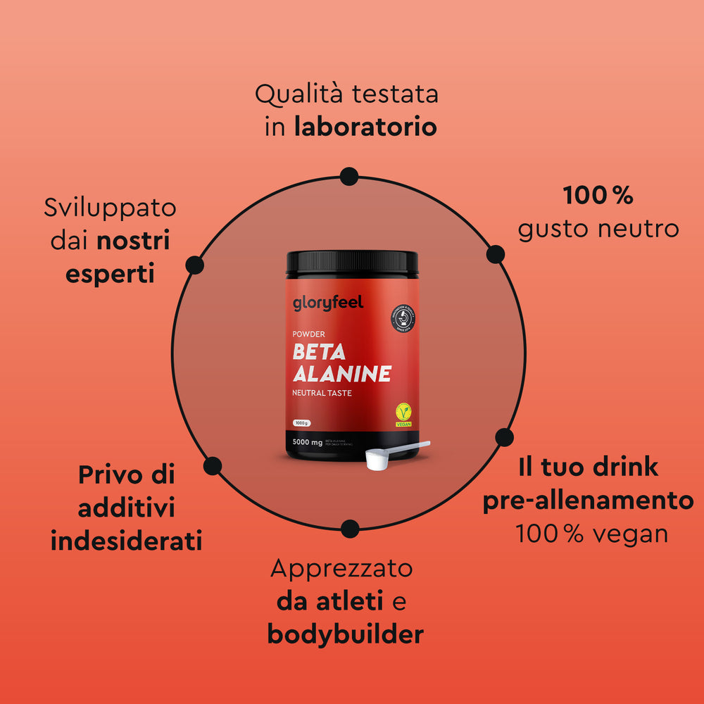 Beta alanina in polvere caratteristiche 