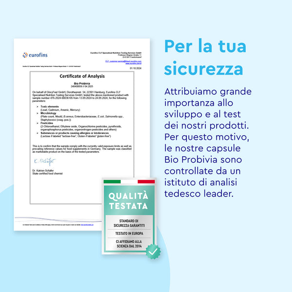 Bio Probivia per la tua sicurezza e qualità