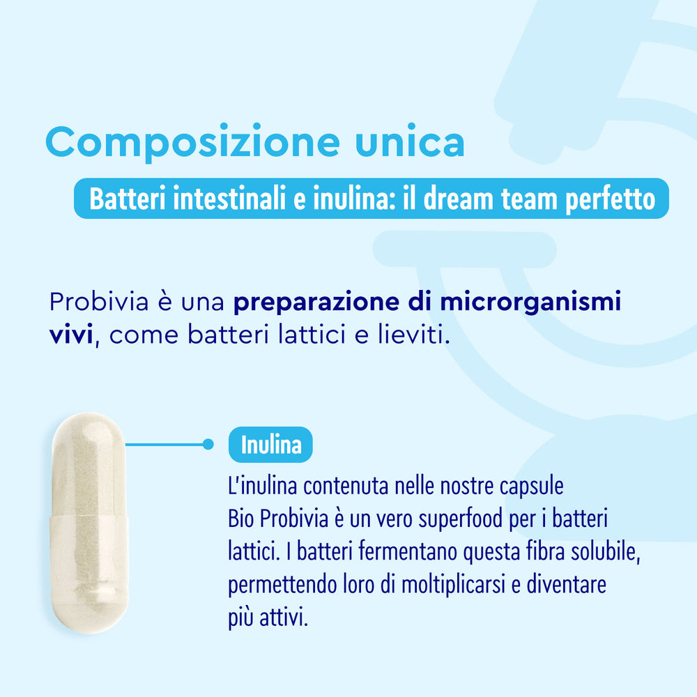 Bio Probivia batteri intestinali e inulina: il dream team perfetto