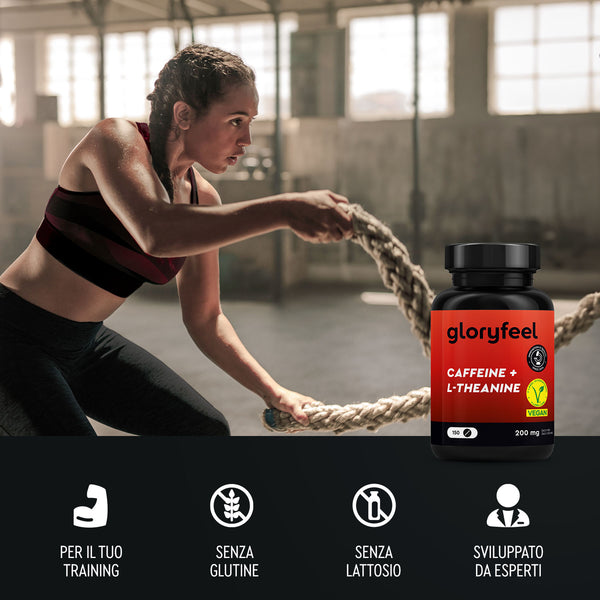 Caffeina + L-tianina in compresse benefici
