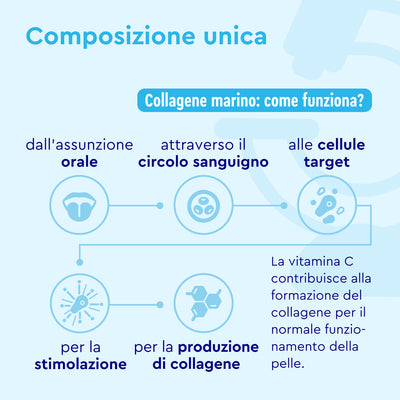 composizione unica collagene marino in polvere