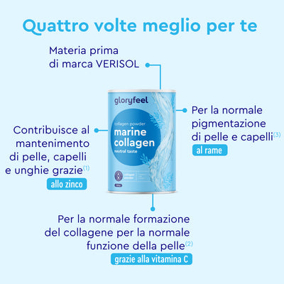 gloryfeel collagene marino caratteristiche