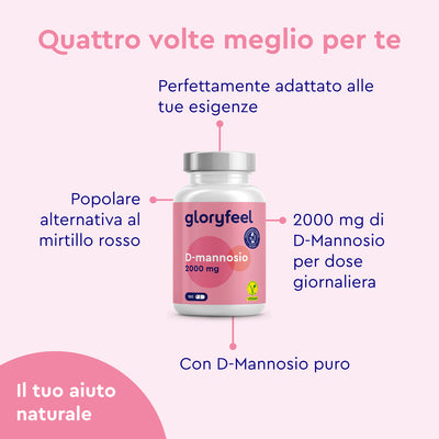 D-mannosio in capsule effetti