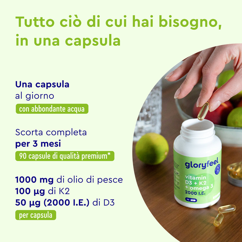 Vitamina D3K2 Omega 3 2000 UI modo d&