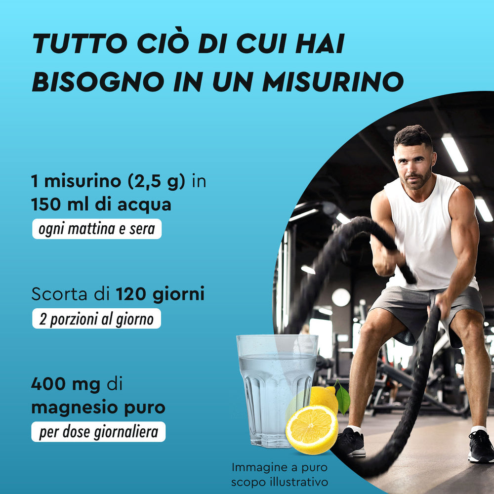 Magnesio in polvere assunzione