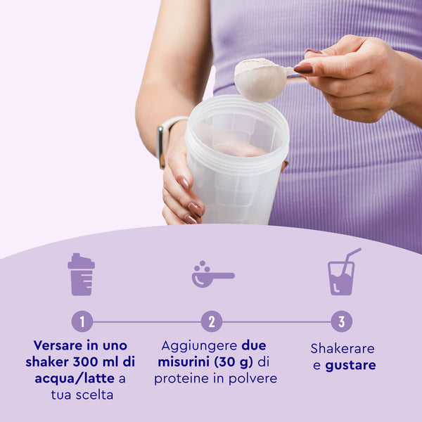 Proteine in polvere preparazione