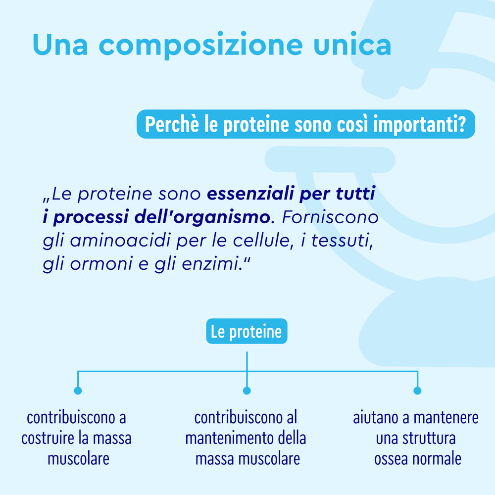 Proteine in polvere gusto biscotto composizione