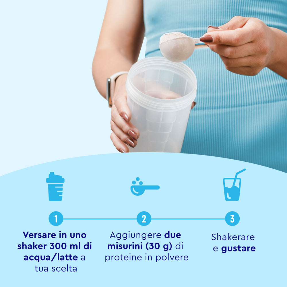 Proteine in polvere gusto biscotto preparazione