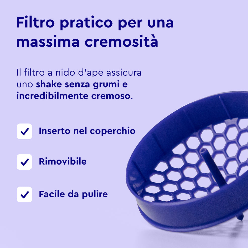 Shaker proteine filtro a nido d&
