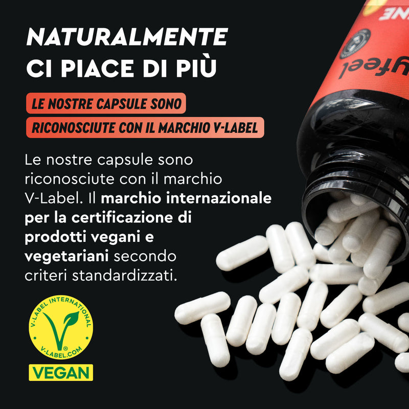 Taurina gloryfeel certificata vegan