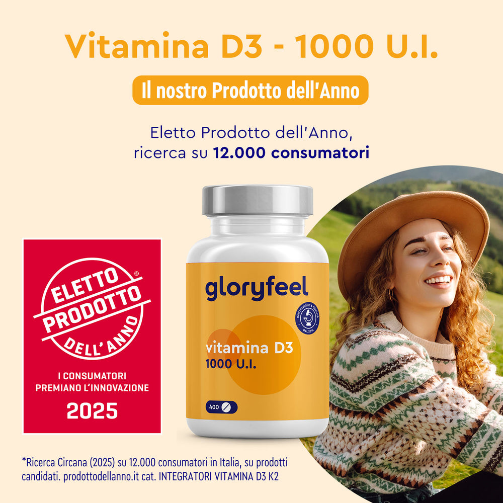 Vitamina D3 1000 U.I. Prodotto dell&