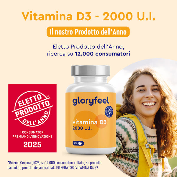 Vitamina D3 in compresse Prodotto dell&