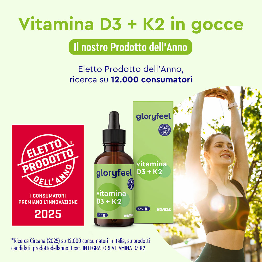 Vitamina D3 K2 in gocce Prodotto dell&