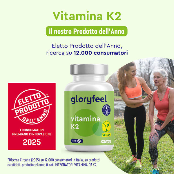 Vitamina K2 in compresse Prodotto dell&