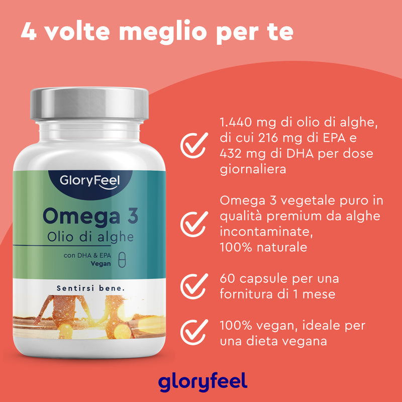 Omega 3 Vegan - Olio di alghe
