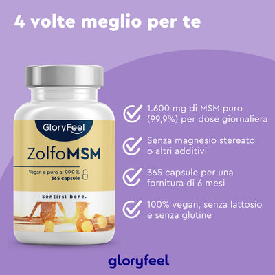 MSM -  Zolfo Organico in capsule